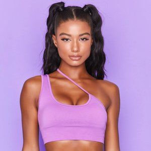 Bo+Tee Asymmetrical Sports Bra